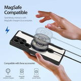 Dux Ducis Samsung Galaxy S25 Ultra Fodral Skin X Pro Series Kickstand MagSafe Svart
