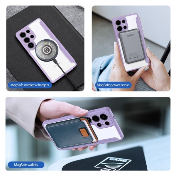Dux Ducis Samsung Galaxy S25 Ultra Fodral Skin X Pro Series MagSafe Lila