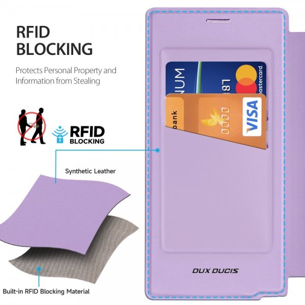 Dux Ducis Samsung Galaxy S25 Ultra Fodral Skin X Pro Series MagSafe Lila