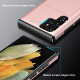 Samsung Galaxy S25 Ultra Skal Card Slide Svart