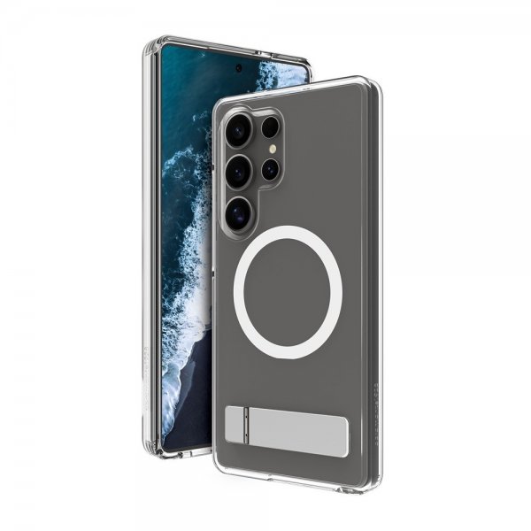 dbramante1928 Samsung Galaxy S25 Ultra Skal Iceland Pro Qi2 Kickstand Transparent