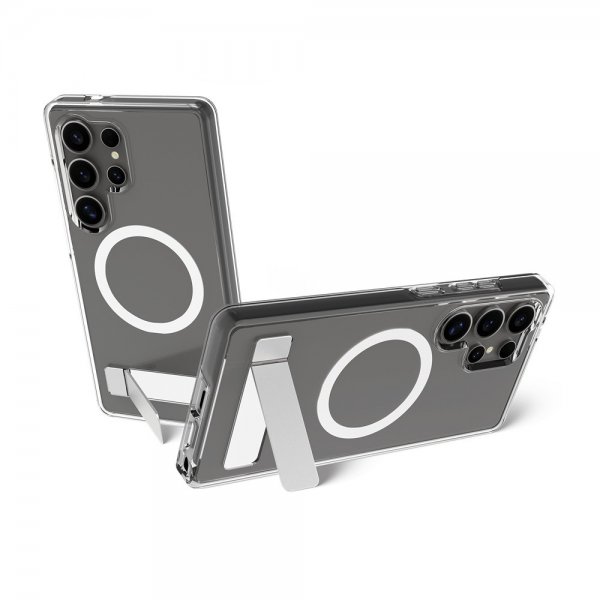 dbramante1928 Samsung Galaxy S25 Ultra Skal Iceland Pro Qi2 Kickstand Transparent