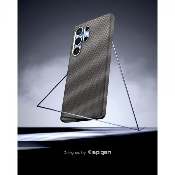 Spigen Samsung Galaxy S25 Ultra Skal Liquid Air Marble Gray