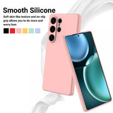 Samsung Galaxy S25 Ultra Skal med Strap Silikon Rosa