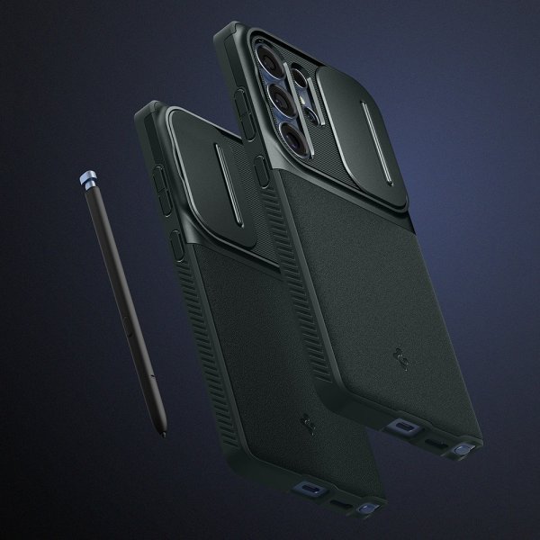Spigen Samsung Galaxy S25 Ultra Skal Optik Armor Abyss Green