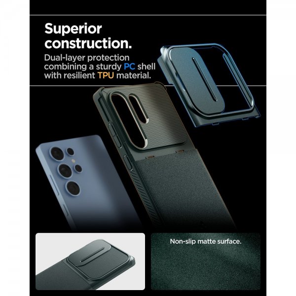 Spigen Samsung Galaxy S25 Ultra Skal Optik Armor Abyss Green