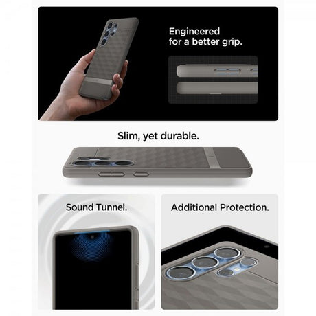 Spigen Samsung Galaxy S25 Ultra Skal Parallax MagFit Ash Gray