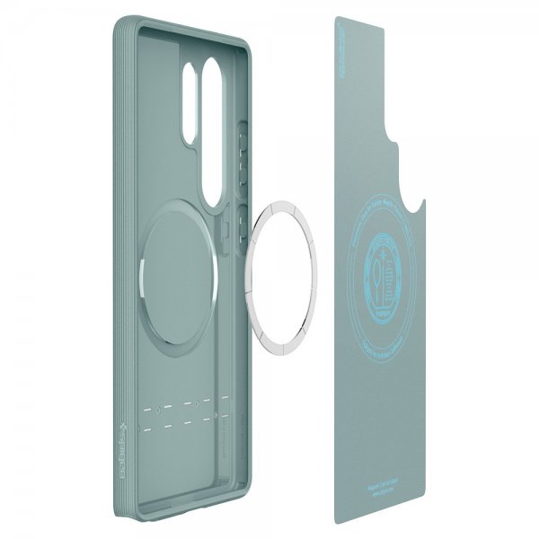 Spigen Samsung Galaxy S25 Ultra Skal Parallax MagFit Sage Green