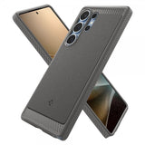 Spigen Samsung Galaxy S25 Ultra Skal Rugged Armor MagFit Marble Gray