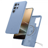 Spigen Samsung Galaxy S25 Ultra Skal Silicone Fit MagFit Sapphire Blue