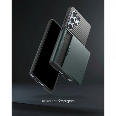 Spigen Samsung Galaxy S25 Ultra Skal Slim Armor CS Abyss Green
