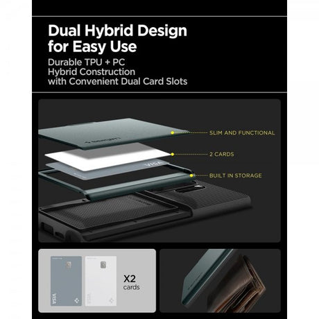 Spigen Samsung Galaxy S25 Ultra Skal Slim Armor CS Abyss Green