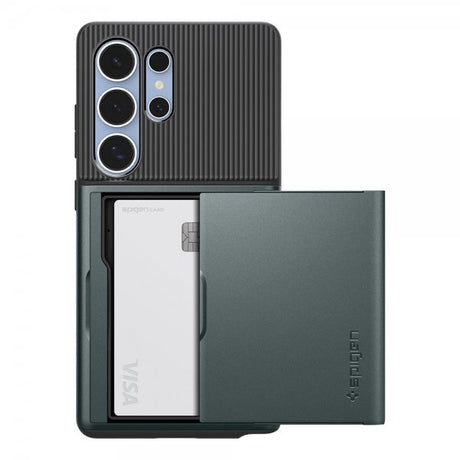 Spigen Samsung Galaxy S25 Ultra Skal Slim Armor CS Abyss Green
