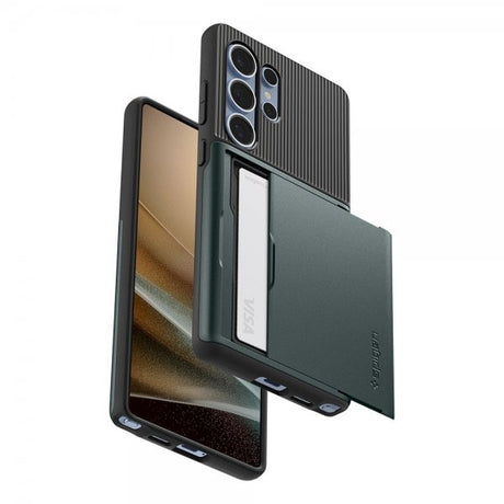 Spigen Samsung Galaxy S25 Ultra Skal Slim Armor CS Abyss Green