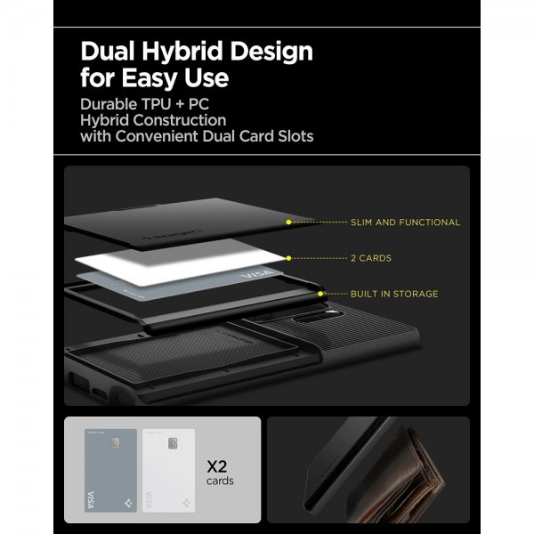 Spigen Samsung Galaxy S25 Ultra Skal Slim Armor CS Svart