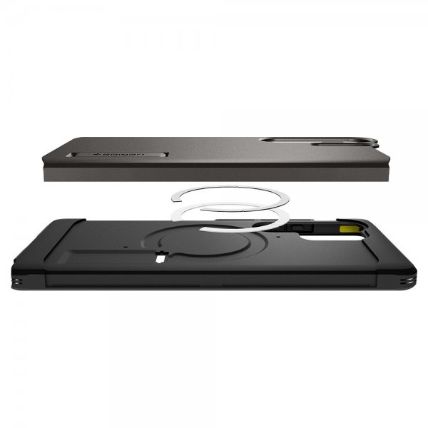 Spigen Samsung Galaxy S25 Ultra Skal Tough Armor MagFit Gunmetal