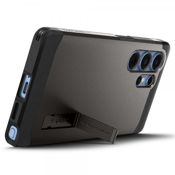 Spigen Samsung Galaxy S25 Ultra Skal Tough Armor MagFit Gunmetal
