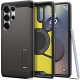 Spigen Samsung Galaxy S25 Ultra Skal Tough Armor MagFit Gunmetal