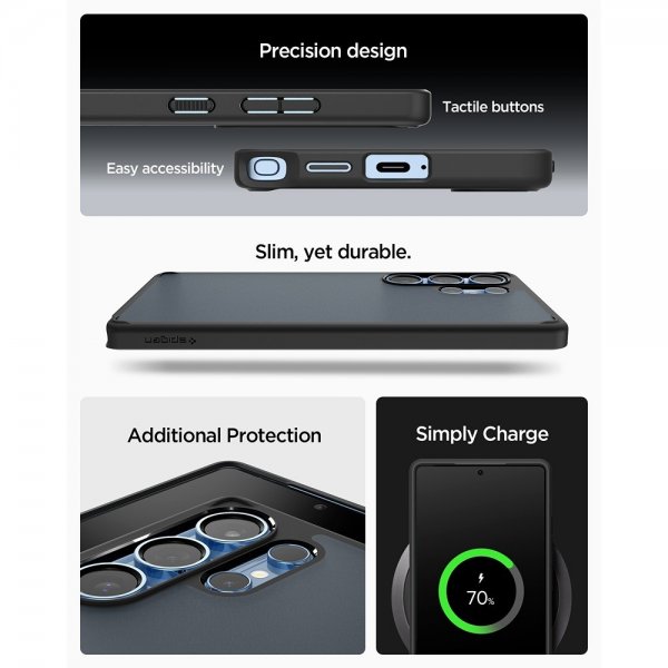 Spigen Samsung Galaxy S25 Ultra Skal Ultra Hybrid Frost Black