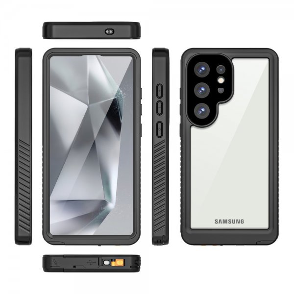 Redpepper Samsung Galaxy S25 Ultra Skal Vattentåligt IP68 Svart
