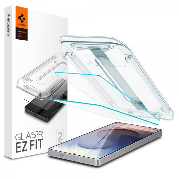 Spigen Samsung Galaxy S25 Ultra Skärmskydd GLAS.tR EZ Fit 2-pack
