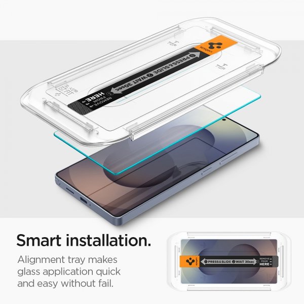Spigen Samsung Galaxy S25 Ultra Skärmskydd GLAS.tR EZ Fit 2-pack