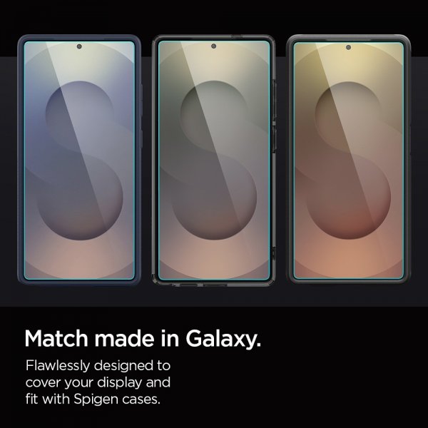 Spigen Samsung Galaxy S25 Ultra Skärmskydd GLAS.tR EZ Fit Privacy 2-pack