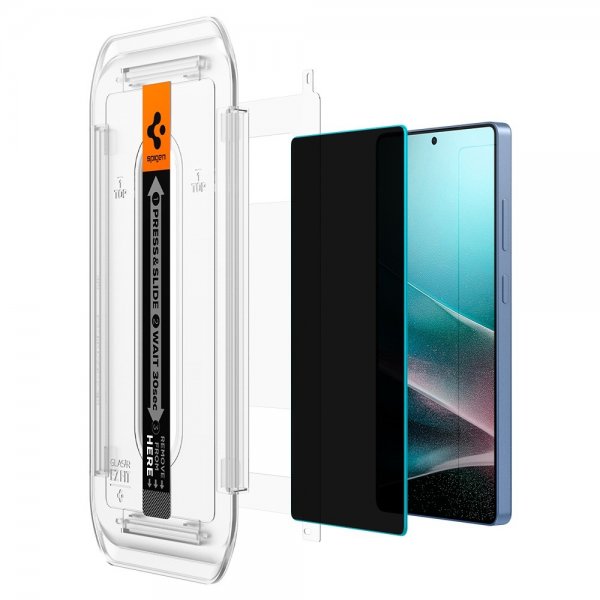 Spigen Samsung Galaxy S25 Ultra Skärmskydd GLAS.tR EZ Fit Privacy 2-pack