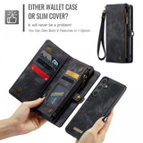 CaseMe Samsung Galaxy S26 Fodral 008 Series Löstagbart Skal Svart