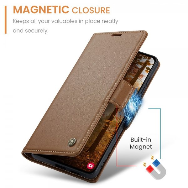 CaseMe Samsung Galaxy S26 Fodral 023 Series Brun