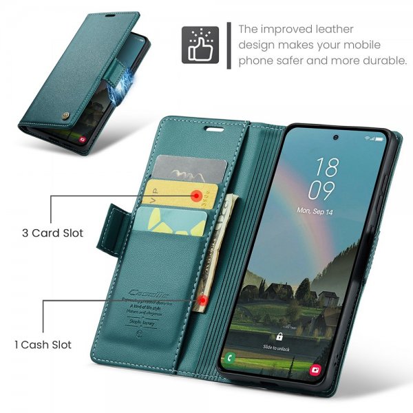 CaseMe Samsung Galaxy S26 Fodral 023 Series Grön