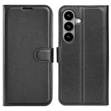 Samsung Galaxy S26 Fodral Litchi Svart