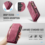 CaseMe Samsung Galaxy S26 Plus Fodral 008 Series Löstagbart Skal Röd