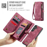 CaseMe Samsung Galaxy S26 Plus Fodral 008 Series Löstagbart Skal Röd
