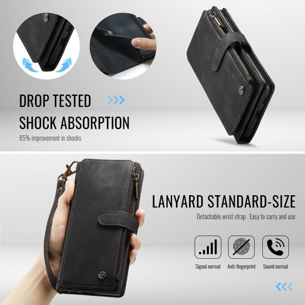 CaseMe Samsung Galaxy S26 Plus Fodral C30 Series Svart