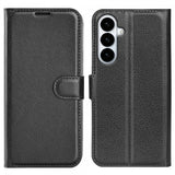 Samsung Galaxy S26 Plus Fodral Litchi Svart