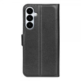 Samsung Galaxy S26 Plus Fodral Litchi Svart