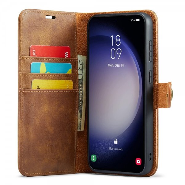 Dg.Ming Samsung Galaxy S26 Plus Fodral med Löstagbart Skal Brun