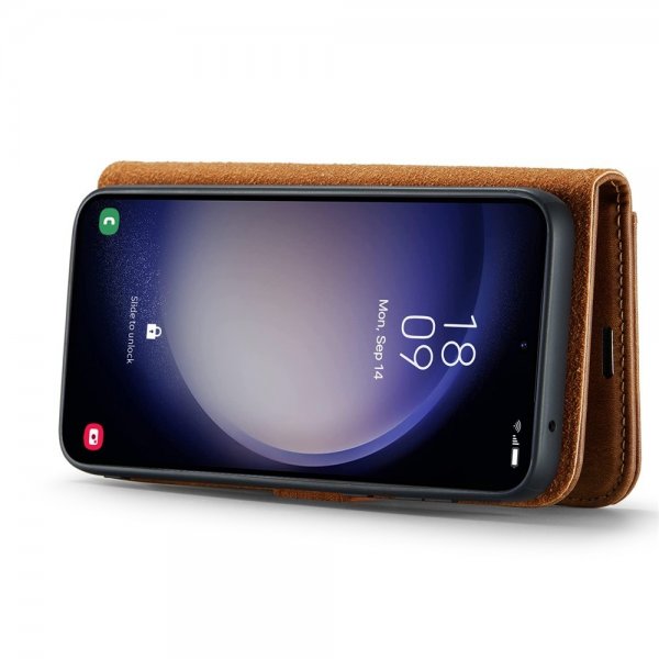 Dg.Ming Samsung Galaxy S26 Plus Fodral med Löstagbart Skal Brun