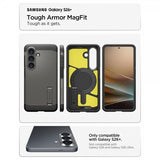 Spigen Samsung Galaxy S26 Plus Skal Tough Armor MagFit Gunmetal