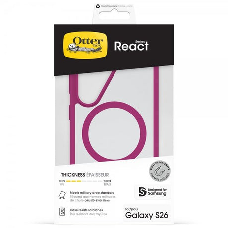 Otterbox Samsung Galaxy S26 Skal React MagSafe Rose Crystal
