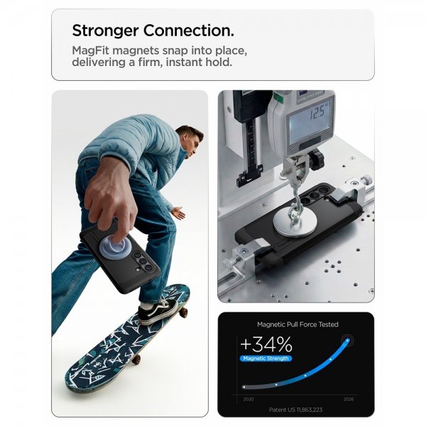 Spigen Samsung Galaxy S26 Skal Tough Armor MagFit Svart