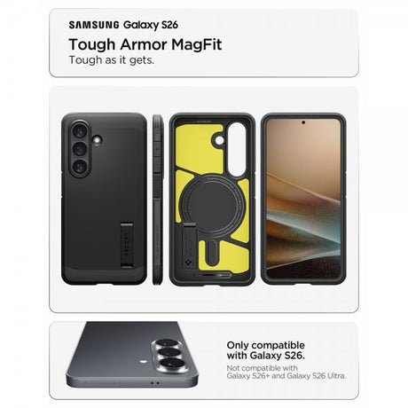 Spigen Samsung Galaxy S26 Skal Tough Armor MagFit Svart