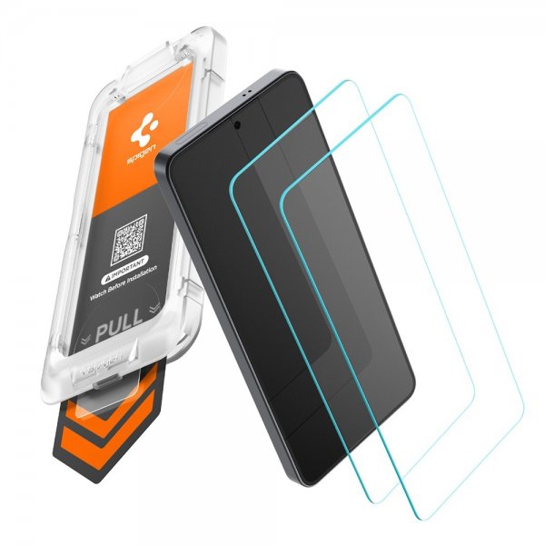 Spigen Samsung Galaxy S26 Skärmskydd GLAS.tR EZ Fit Pro 2-pack
