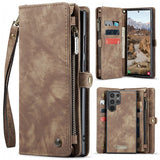 CaseMe Samsung Galaxy S26 Ultra Fodral 008 Series Löstagbart Skal Brun