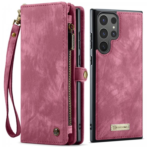 CaseMe Samsung Galaxy S26 Ultra Fodral 008 Series Löstagbart Skal Röd