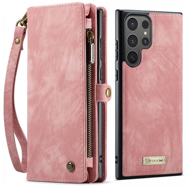 CaseMe Samsung Galaxy S26 Ultra Fodral 008 Series Löstagbart Skal Rosa