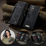 CaseMe Samsung Galaxy S26 Ultra Fodral 008 Series Löstagbart Skal Svart