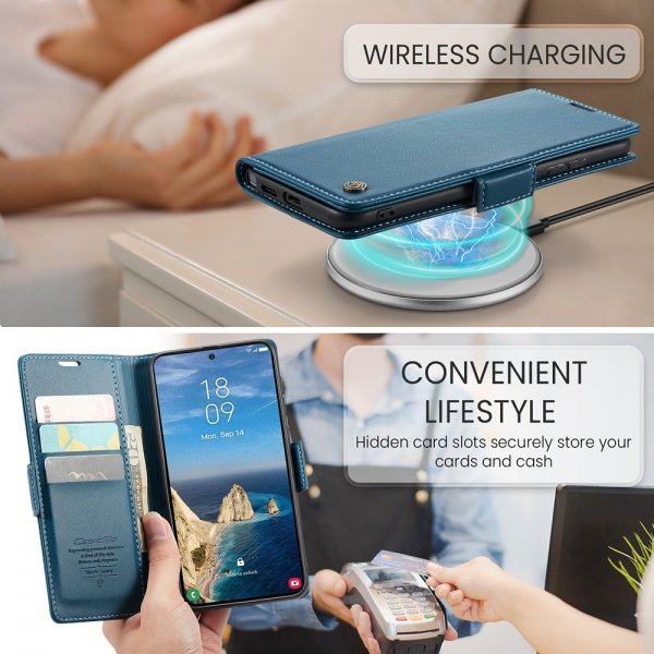 CaseMe Samsung Galaxy S26 Ultra Fodral 023 Series Blå