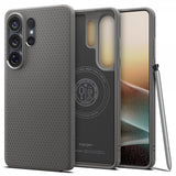Spigen Samsung Galaxy S26 Ultra Skal Liquid Air MagFit Marble Gray